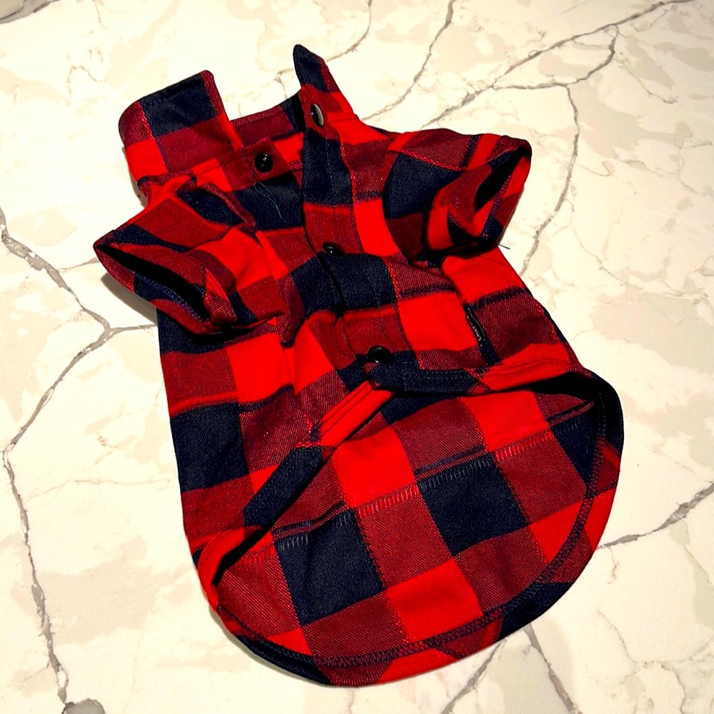 Buffalo Plaid Pup Top